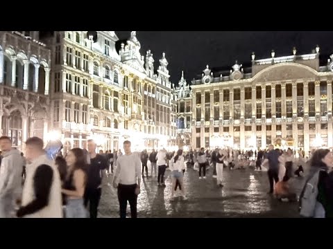 Ride By Night dans Bruxelles en gyroroue