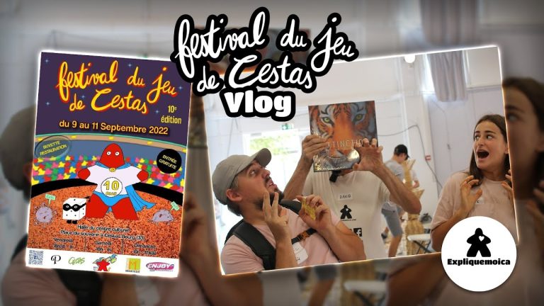 Vlog sur le festival du jeu de Cestas 2022 en gironde