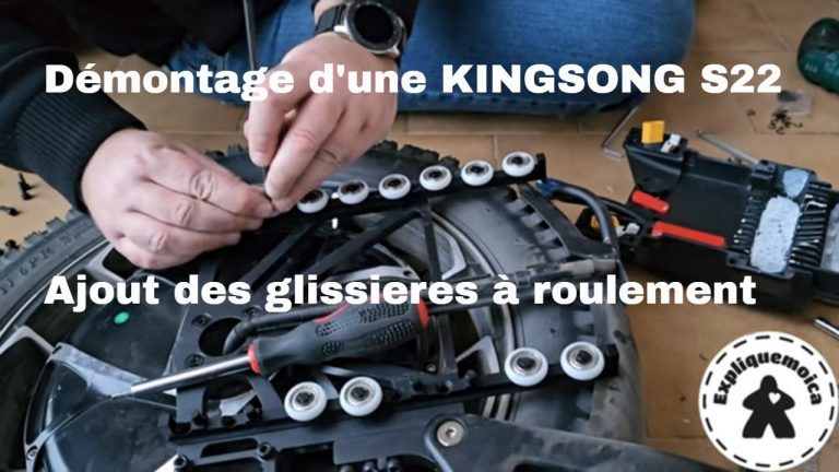 TUTO #Démontage #Kingsong #KS #S22 et ajout des #glissières à roulement par expliquemoica
