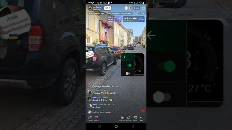 LIVE TIKTOK Road trip Bordeaux Carcassonne Live 1 Sauveterre de Guyenne