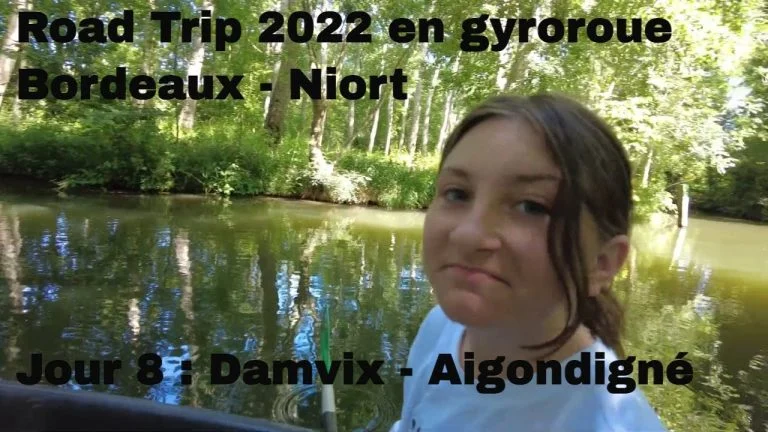 Road trip 2022 en gyroroue de Bordeaux à Niort – jour 8  Damvix – Aigondigné