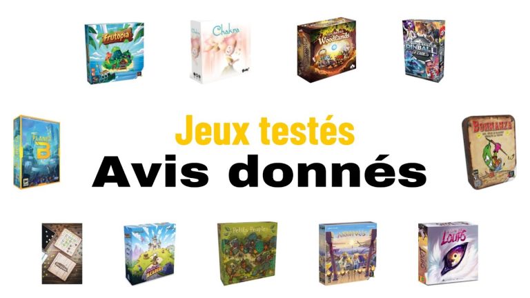 Jeux testés, avis donnés