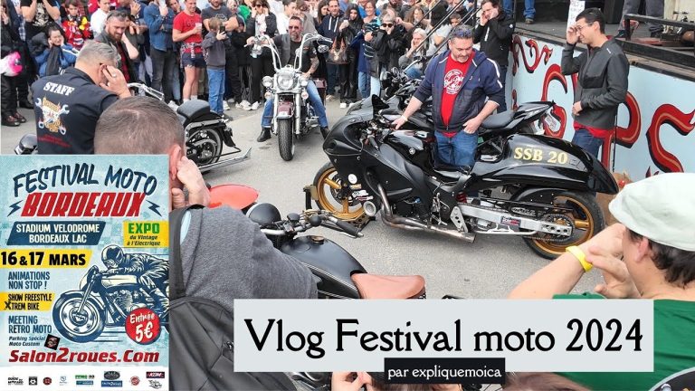 Vlog au Festival de la moto / Salo, du 2 roues à Bordeaux du 16 au 17 mars 2024