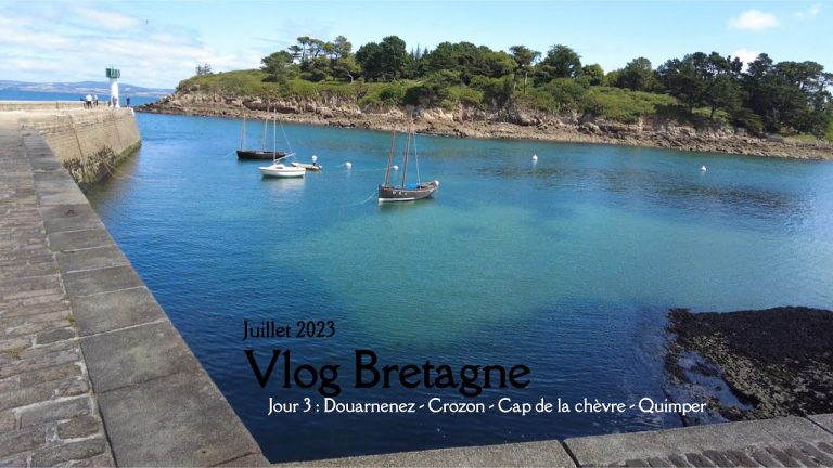 Vlog bretagne 2023 jour 3 : Douarnenez – Crozon – Cap de la Chèvre – Quimper