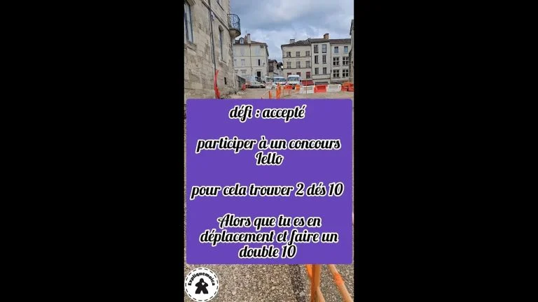 quand tu te lances le défi de faire le concours Iello. pb on était en déplacement 😝