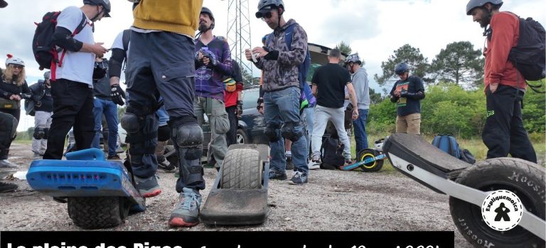 la plaine des Biges avec les onewheels vidéo proposé par  expliquemoica