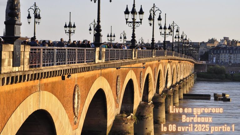 Balade en gyroroue dans bordeaux le 06 avril 2025