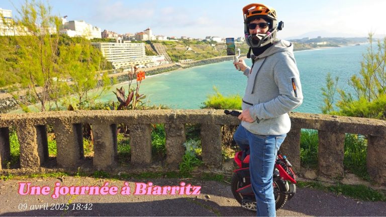 Ballade en gyroroues dans Biarritz et ses alentours #biarritz #anglet  #euc #edpm #electrique