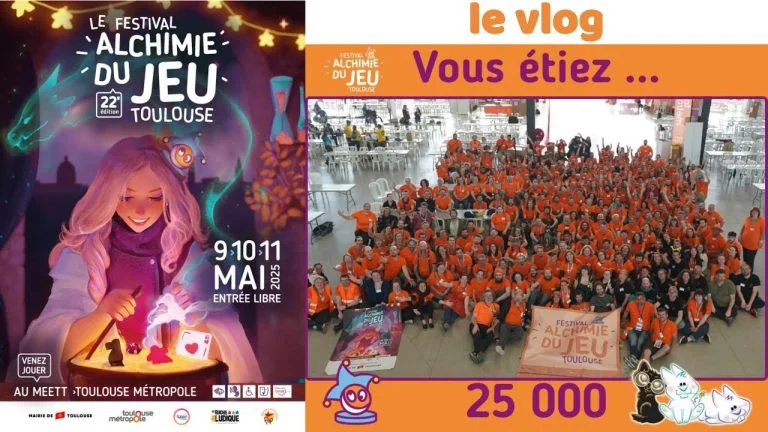 🎥 FESTIVAL DE L&rsquo;ALCHIMIE DU JEU 2025 — Le vlog 🎲