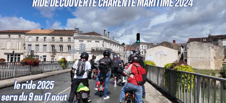 RIDE DECOUVERTE CHARENTE MARITIME 2024 – bientôt un an RIDE DECOUVERTE CHARENTE MARITIME 2024 – bientôt un an