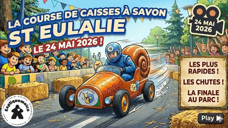 La course de caisses à savon le 24 mai 2026 à St Eulalie