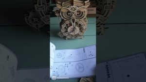 L Horloge Hibou De Mecapuzzle