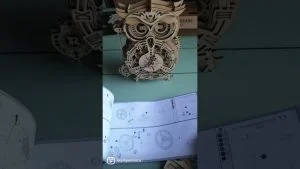 L Horloge Hibou De Mecapuzzle