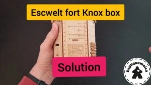 SOLUTION 🗝 FORT KNOX BOX de chez ESCAPE WELT