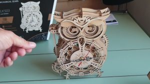 hibou horloge de chez mecapuzzle.com