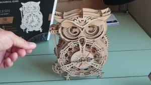 hibou horloge de chez mecapuzzle.com